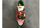 Reps StockX Shoes OFF-WHITE x Nike Dunk SB Low Pine Green CT0856-100??