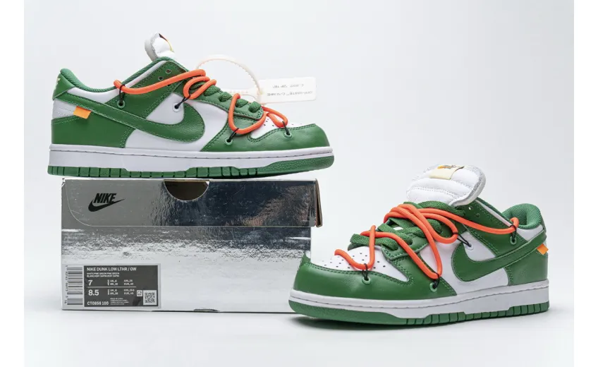 fake pine green dunks