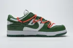 fake pine green off white dunks