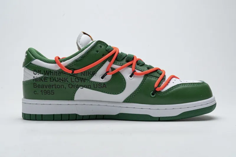fake pine green off white dunks