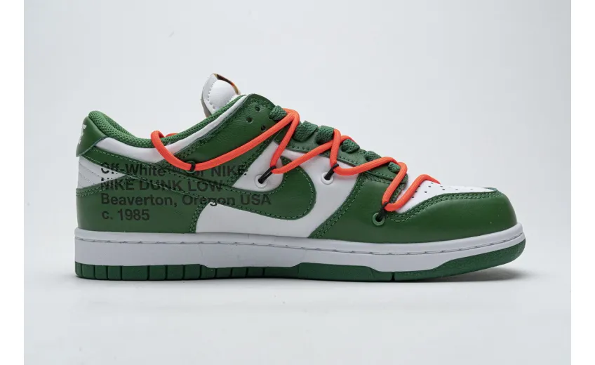 fake pine green off white dunks