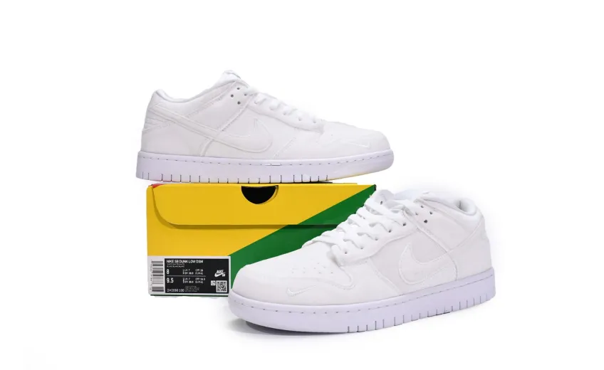Reps StockX Shoes Dover Street Market x Nike Dunk Low Triple White DH2686-100??