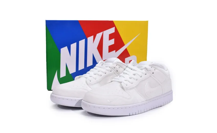 Reps StockX Shoes Dover Street Market x Nike Dunk Low Triple White DH2686-100??