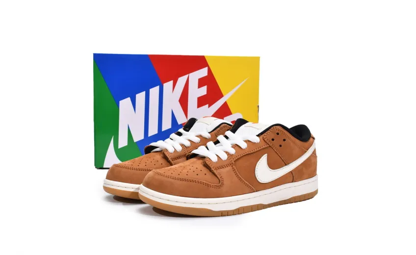 Reps StockX Shoes Nike SB Dunk Low Pro Iso DK Russet Sail Brown DH1319-200??
