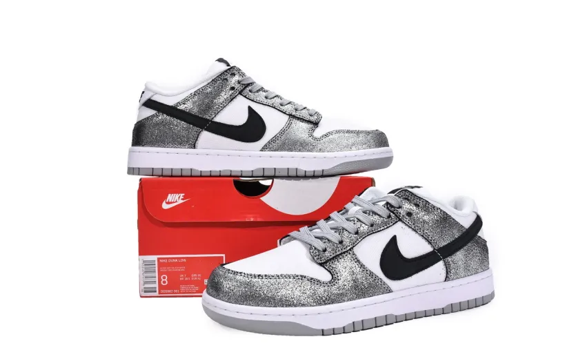 Reps StockX Shoes Nike Dunk Low Shimmer DO5882-001??