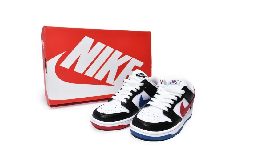 Reps StockX Shoes Nike Dunk Low South Korea Black White DM7708-100??