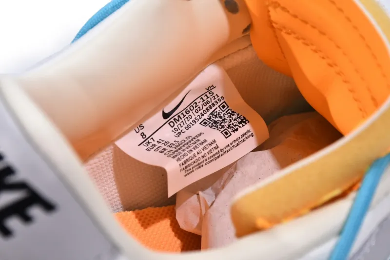 Reps StockX Shoes OFF WHITE x Nike Dunk SB Low The 50 NO.2 White Gray DM1602-115??