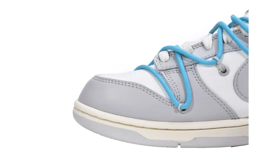 Reps StockX Shoes OFF WHITE x Nike Dunk SB Low The 50 NO.2 White Gray DM1602-115??