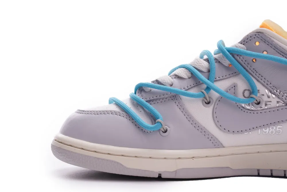 Reps StockX Shoes OFF WHITE x Nike Dunk SB Low The 50 NO.2 White Gray DM1602-115??