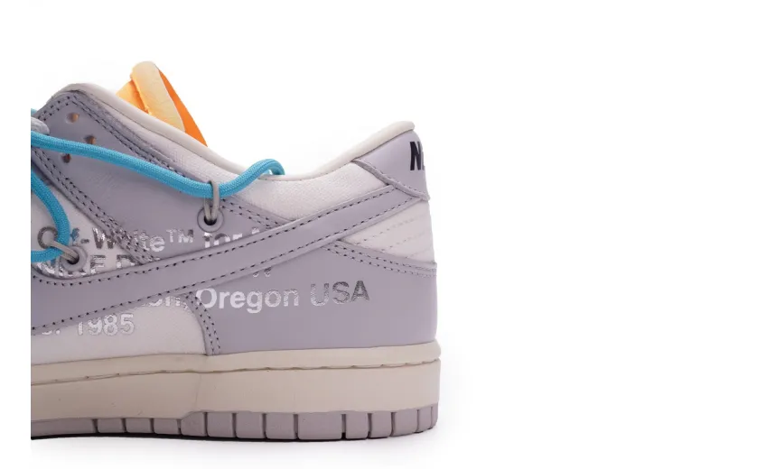 Reps StockX Shoes OFF WHITE x Nike Dunk SB Low The 50 NO.2 White Gray DM1602-115??