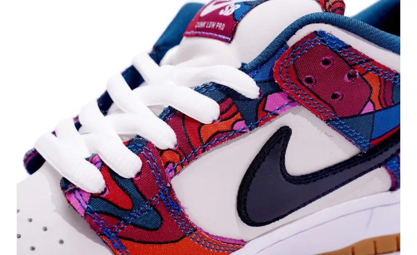 Reps StockX Shoes Parra x Nike SB Dunk Low Pro QS Abstract Art Red Blue DH7695-600??