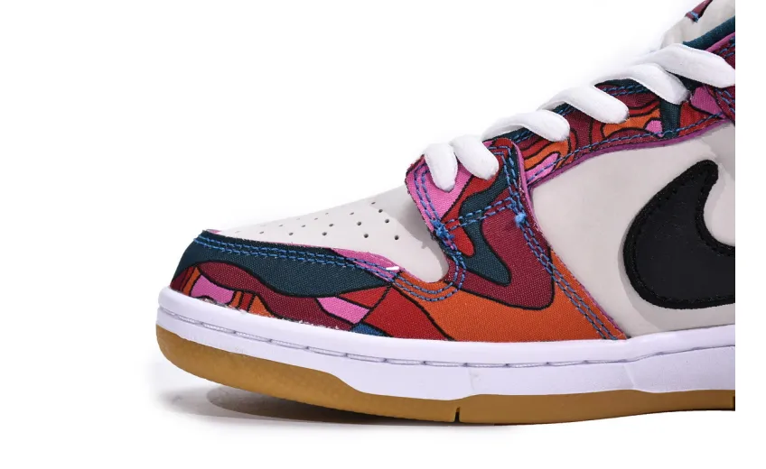 Reps StockX Shoes Parra x Nike SB Dunk Low Pro QS Abstract Art Red Blue DH7695-600??