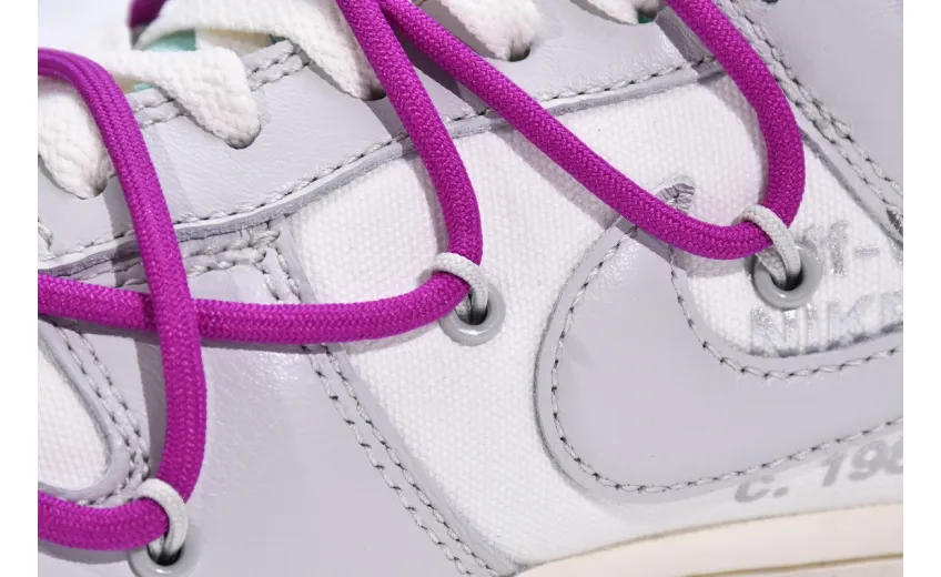 Reps StockX Shoes OFF WHITE x Nike Dunk SB Low The 50 NO.21 White Gray DM1602-100??