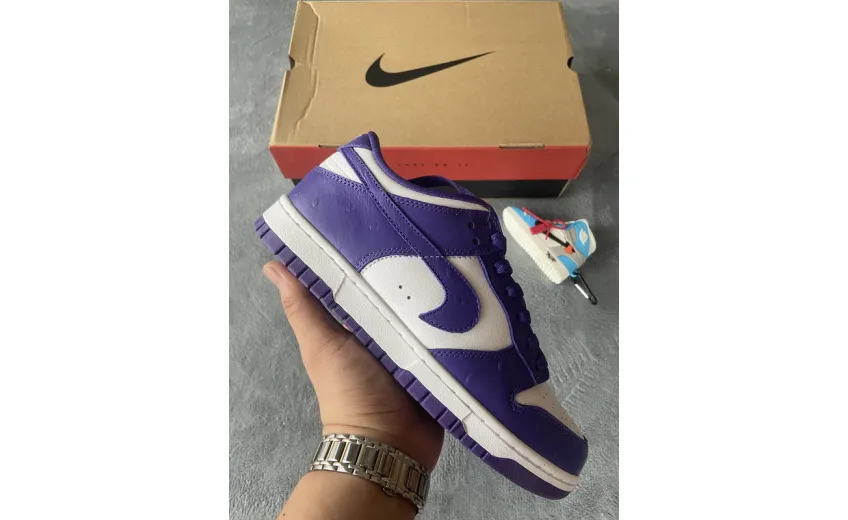 Reps StockX Shoes Nike Dunk SB Low Flip The Old School Purple White DJ4636-100??