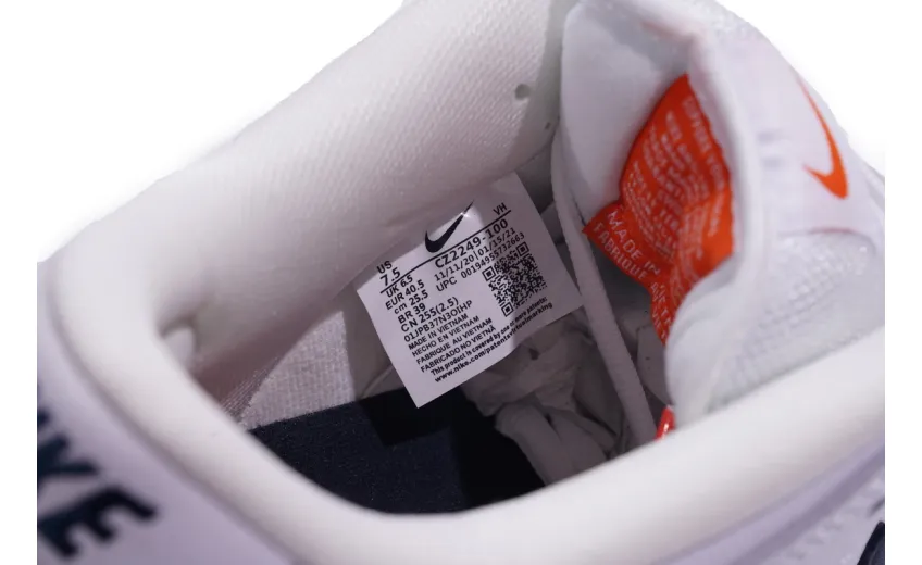 Reps StockX Shoes Nike SB Dunk Low Pro Orange Label White Navy CZ2249-100??