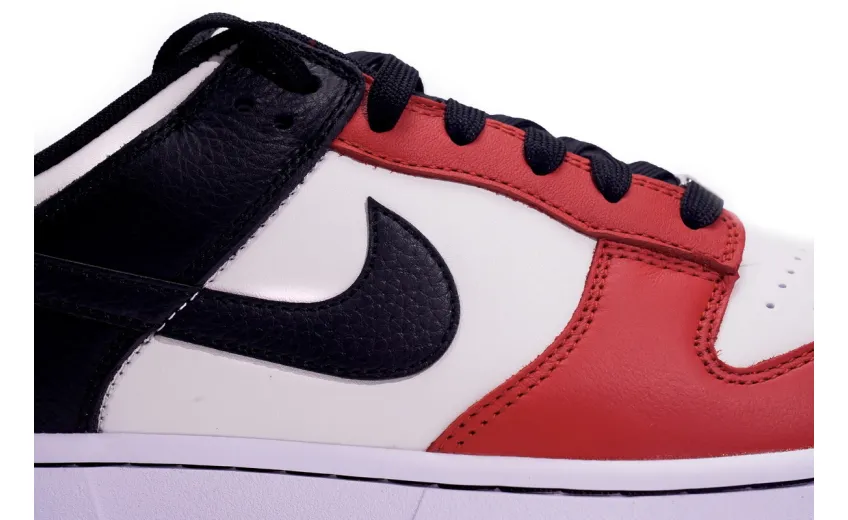 Reps StockX Shoes NBA x Nike Dunk Low EMB 75th Anniversary White Black Red DD3363-100??