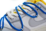 Reps StockX Shoes OFF WHITE x Nike Dunk SB Low The 50 NO.10 White Gray DM1602-112??