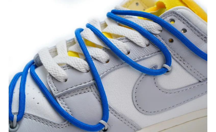 Reps StockX Shoes OFF WHITE x Nike Dunk SB Low The 50 NO.10 White Gray DM1602-112??