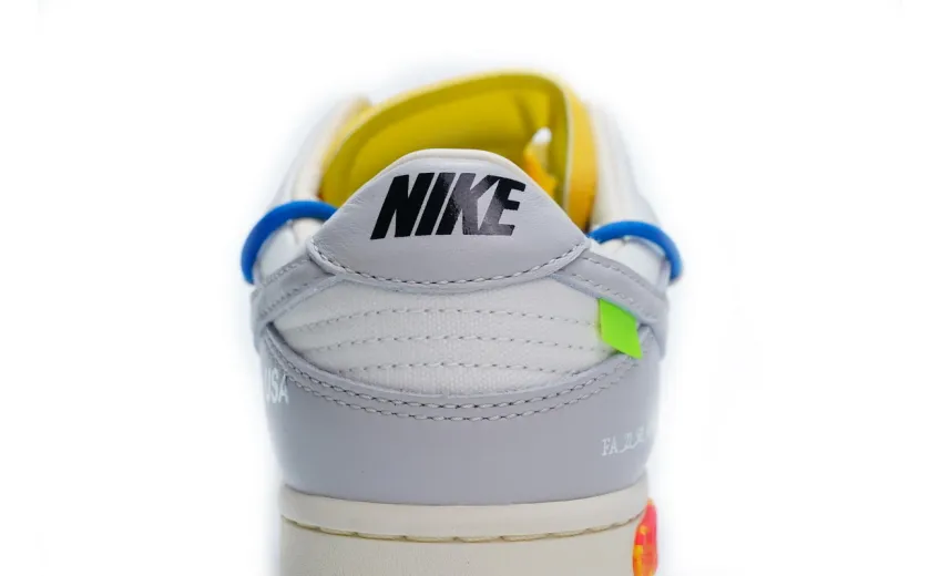 Reps StockX Shoes OFF WHITE x Nike Dunk SB Low The 50 NO.10 White Gray DM1602-112??