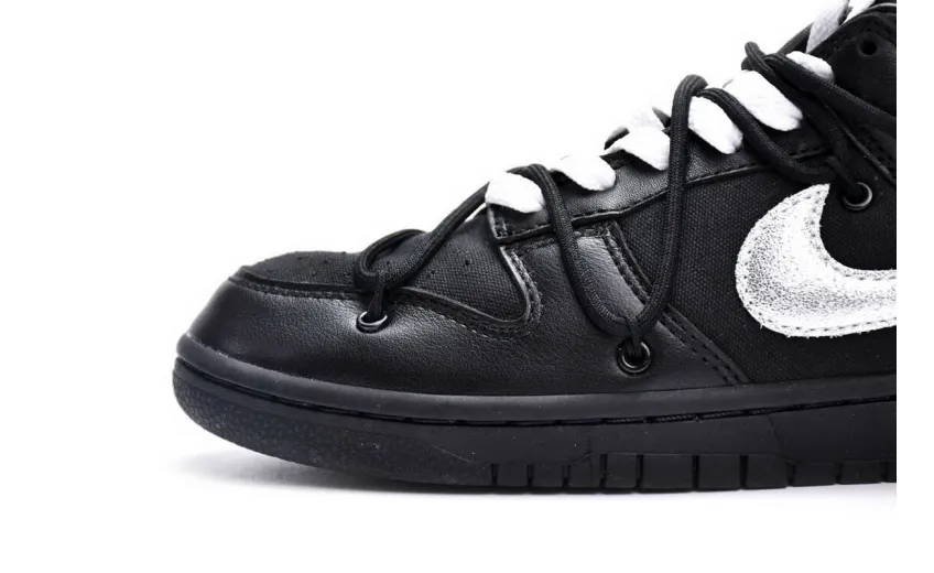 Reps StockX Shoes OFF WHITE x Nike Dunk SB Low The 50 NO.50 Black Silver DM1602-001??
