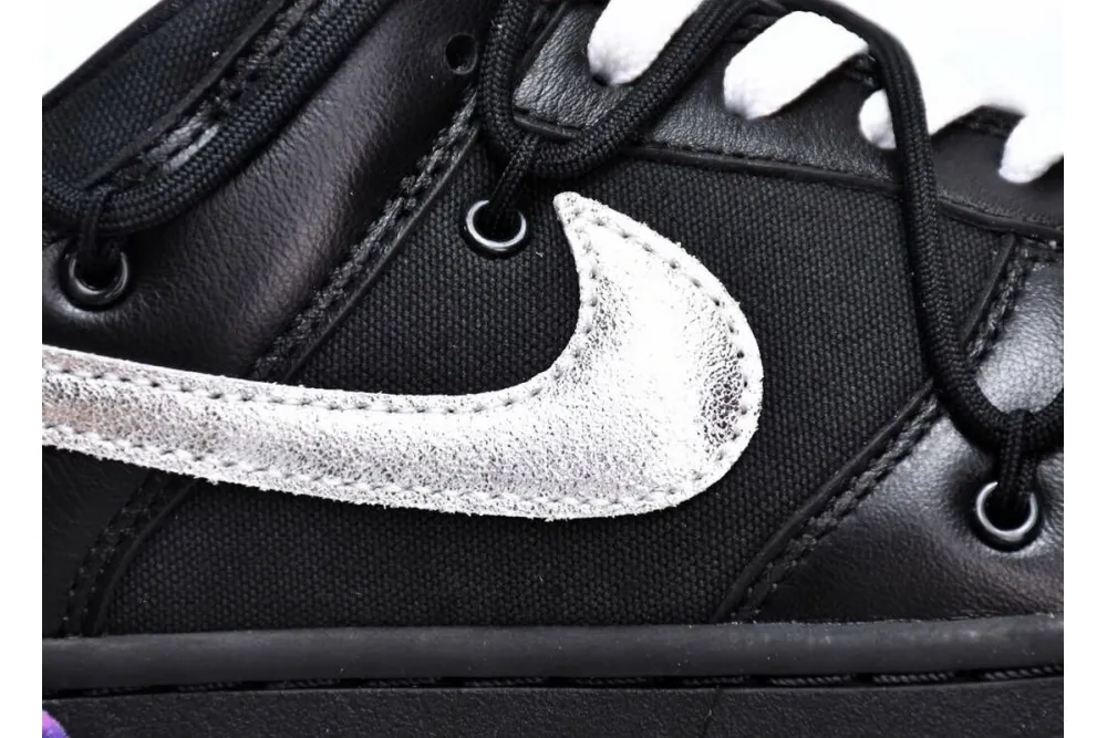 Reps StockX Shoes OFF WHITE x Nike Dunk SB Low The 50 NO.50 Black Silver DM1602-001??