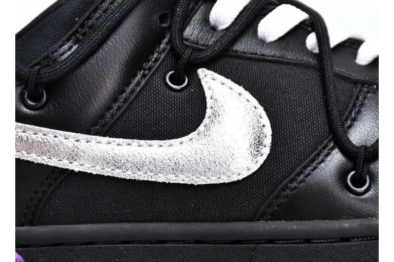 Reps StockX Shoes OFF WHITE x Nike Dunk SB Low The 50 NO.50 Black Silver DM1602-001??