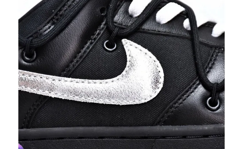 Reps StockX Shoes OFF WHITE x Nike Dunk SB Low The 50 NO.50 Black Silver DM1602-001??
