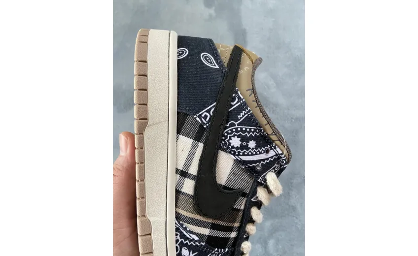 Reps StockX Shoes Travis Scott x Nike SB Dunk Low Cashew CT5053-001??