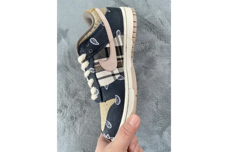 Reps StockX Shoes Travis Scott x Nike SB Dunk Low Cashew CT5053-001??