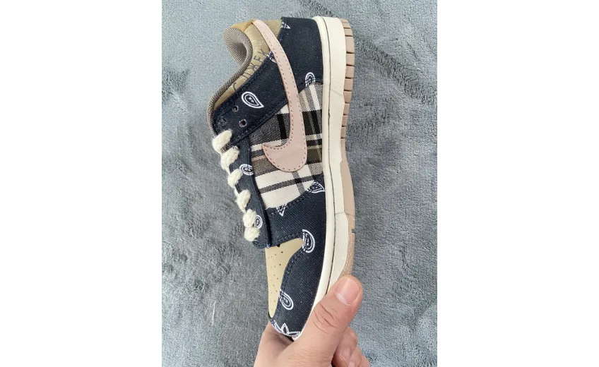 Reps StockX Shoes Travis Scott x Nike SB Dunk Low Cashew CT5053-001??