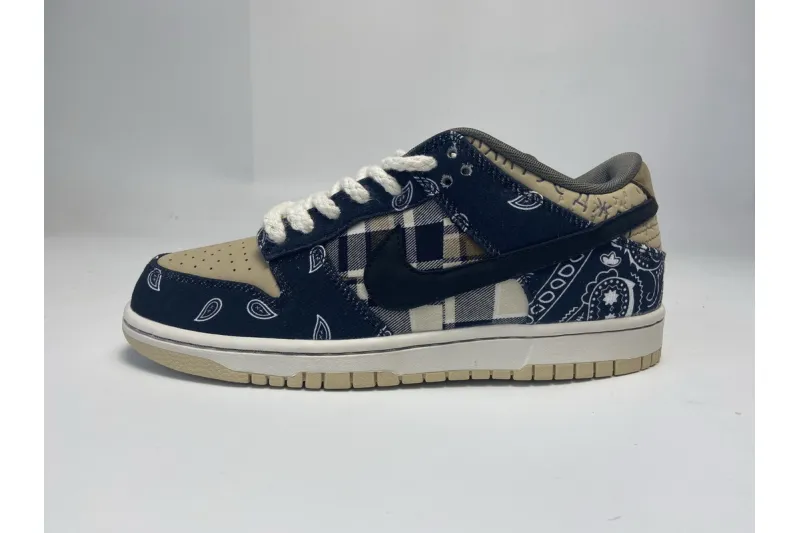 Reps StockX Shoes Travis Scott x Nike SB Dunk Low Cashew CT5053-001??