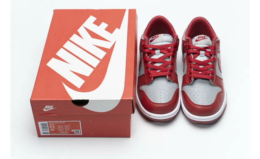 Reps StockX Shoes Nike Dunk Low Retro UNLV Gray Red DD1391-002??