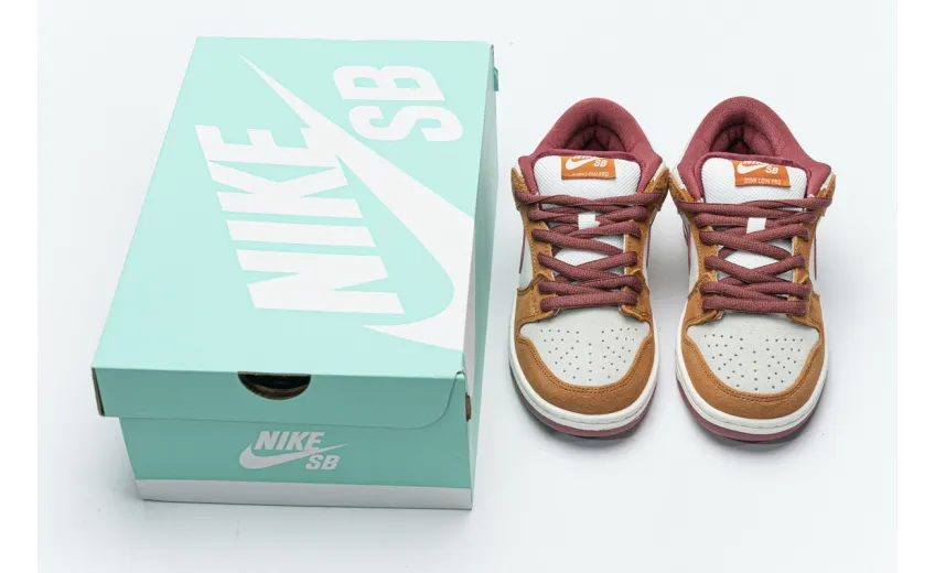 Reps StockX Shoes Nike SB Dunk Low Pro Dark Russet Cedar BQ6817-202??