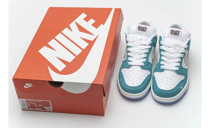 Reps StockX Shoes Kasina x Nike Dunk Low "Neptune Green" CZ6501-101??