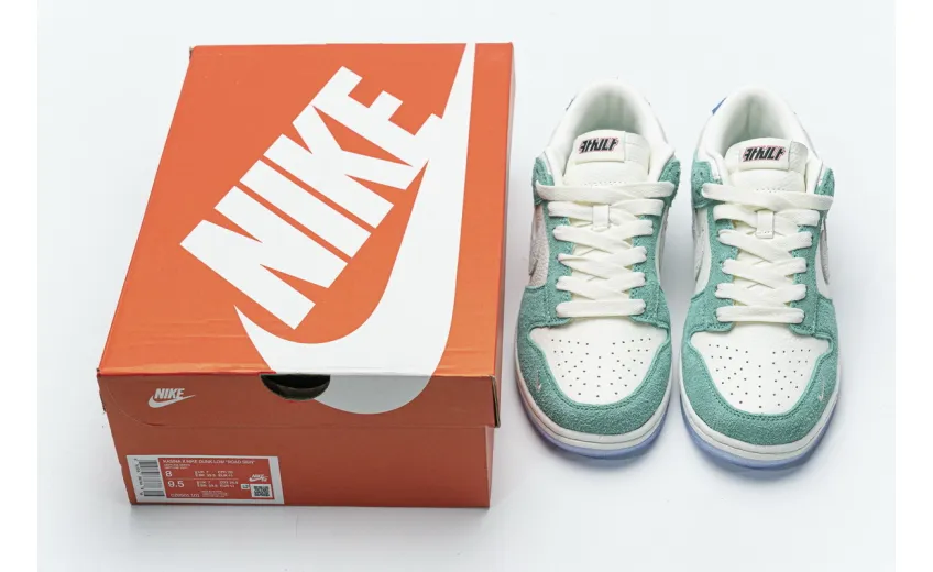 Reps StockX Shoes Kasina x Nike Dunk Low "Neptune Green" CZ6501-101??