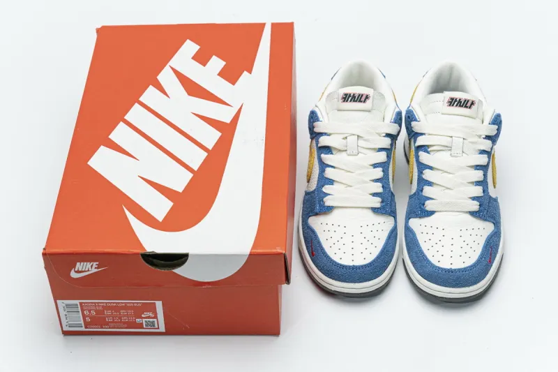 Reps StockX Shoes Kasina x Nike Dunk Low “80s Bus” Blue Gold CZ6501-100??