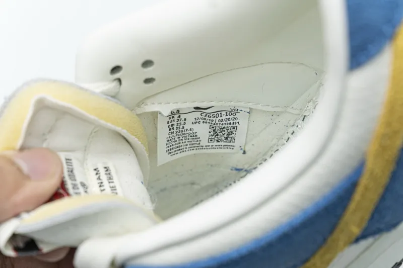 Reps StockX Shoes Kasina x Nike Dunk Low “80s Bus” Blue Gold CZ6501-100??
