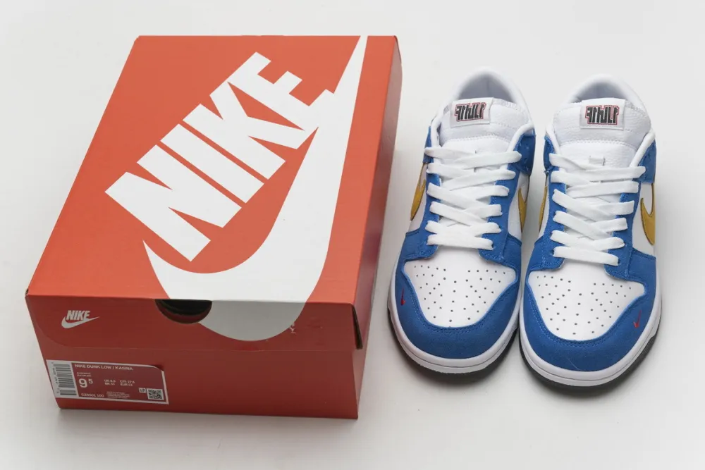 Reps StockX Shoes Kasina x Nike Dunk Low “80s Bus” Blue Yellow CZ6501-100??