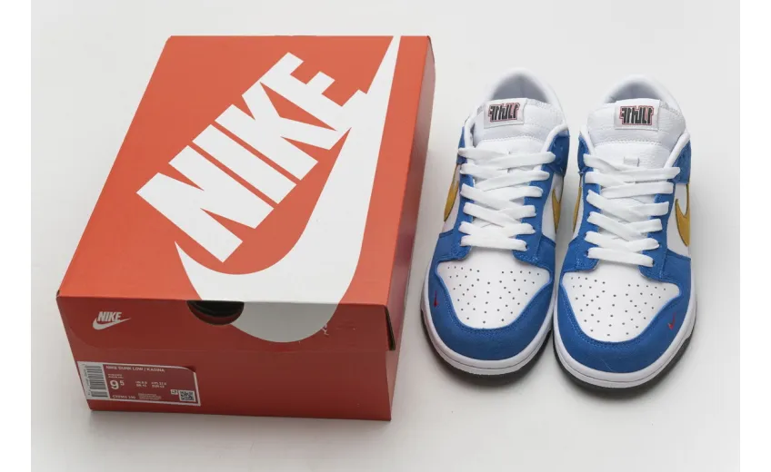 Reps StockX Shoes Kasina x Nike Dunk Low “80s Bus” Blue Yellow CZ6501-100??