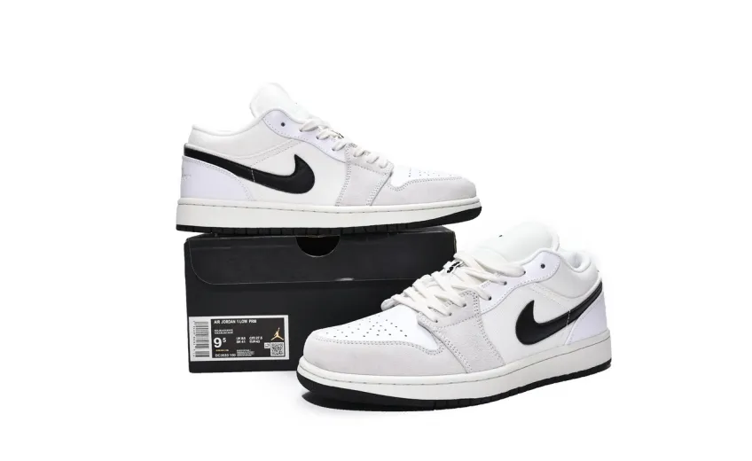 Reps StockX Shoes Air Jordan 1 Low BaiheiXiao Paris DC3533-100??