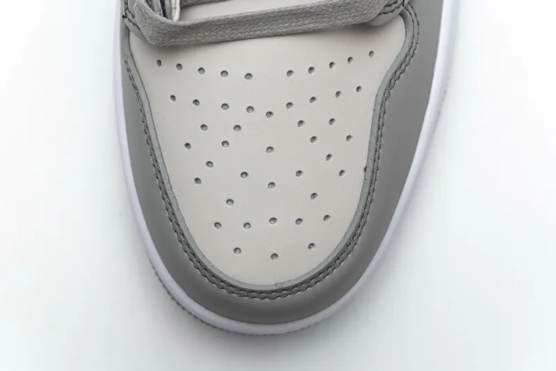 Reps StockX Shoes Dior x Air Jordan 1 Low Wolf Grey CN8608-002??