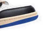 Reps StockX Shoes Travis Scott x Fragment Design x Air Jordan 1 Low Blue Black DM7866-140 ??