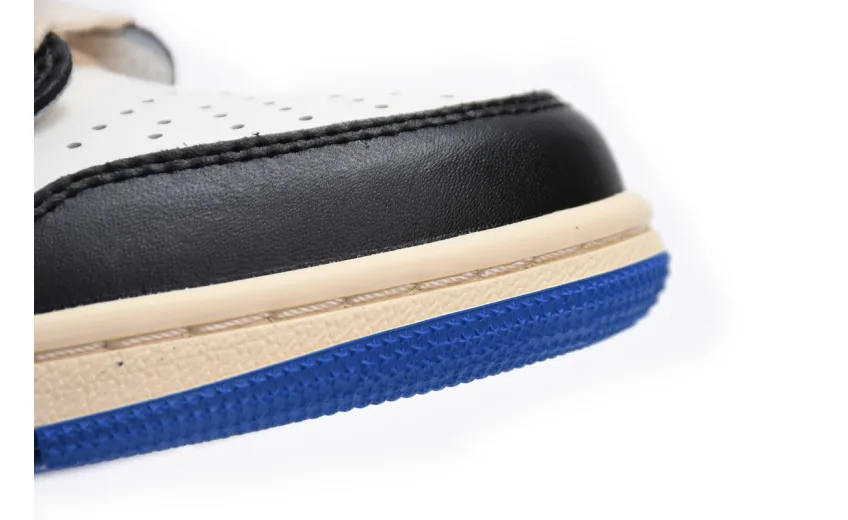 Reps StockX Shoes Travis Scott x Fragment Design x Air Jordan 1 Low Blue Black DM7866-140 ??
