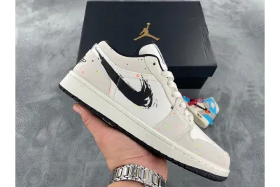  Air Jordan 1 Low SE Paint Splatter DH3295-100 02