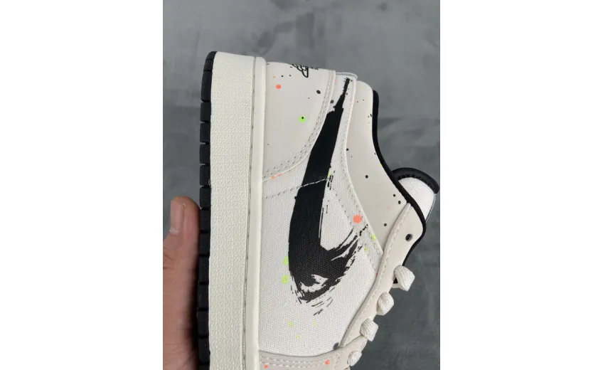 Reps StockX Shoes Air Jordan 1 Low SE Paint Splatter DH3295-100??
