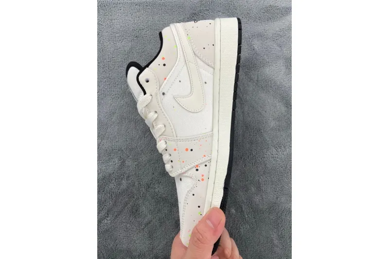 Reps StockX Shoes Air Jordan 1 Low SE Paint Splatter DH3295-100??