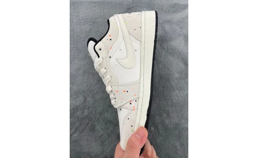 Reps StockX Shoes Air Jordan 1 Low SE Paint Splatter DH3295-100??