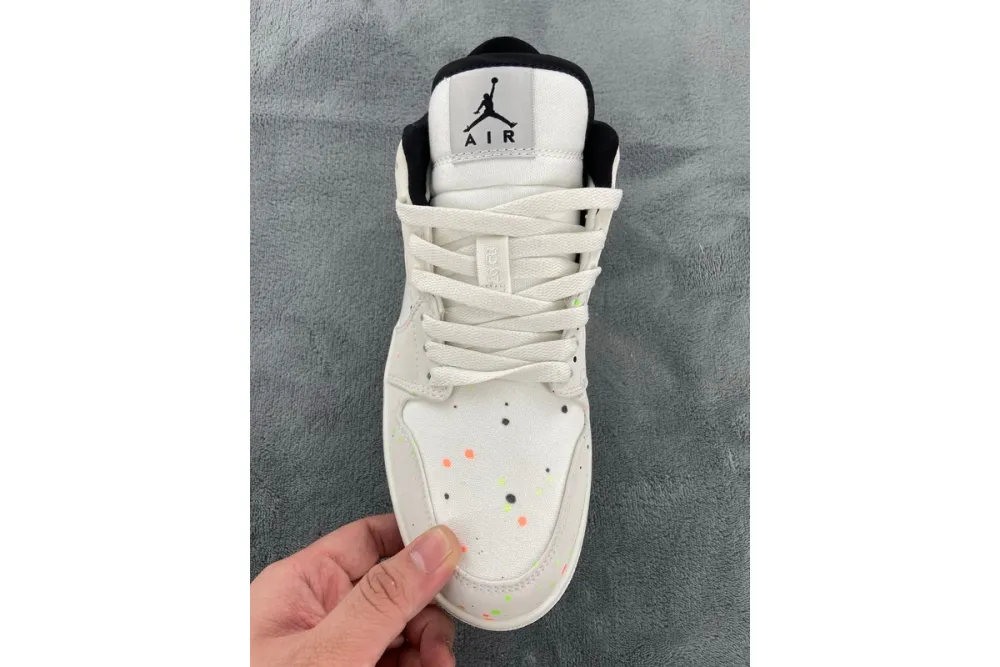 Reps StockX Shoes Air Jordan 1 Low SE Paint Splatter DH3295-100??