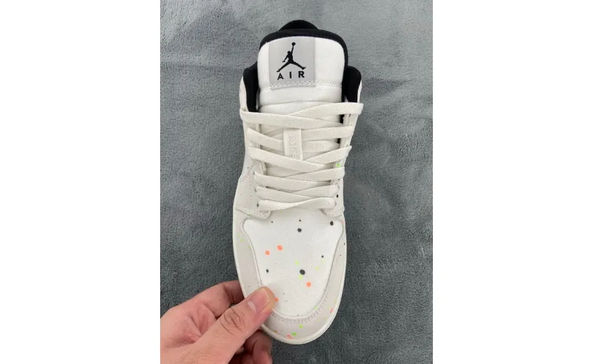 Reps StockX Shoes Air Jordan 1 Low SE Paint Splatter DH3295-100??