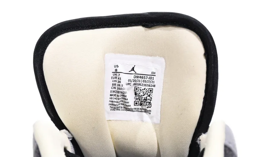 Reps StockX Shoes Air Jordan 1 Low SE Crater DM4657-001??